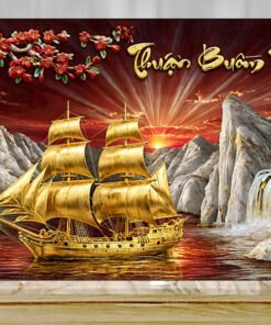 Mua tranh tặng khai trương tranh sơn mài - A47