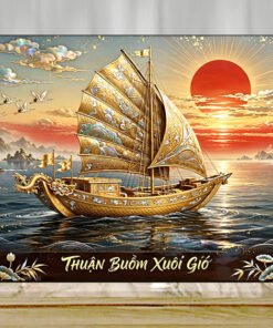 Tranh sơn mài tặng khai trương công ty lớn - A41