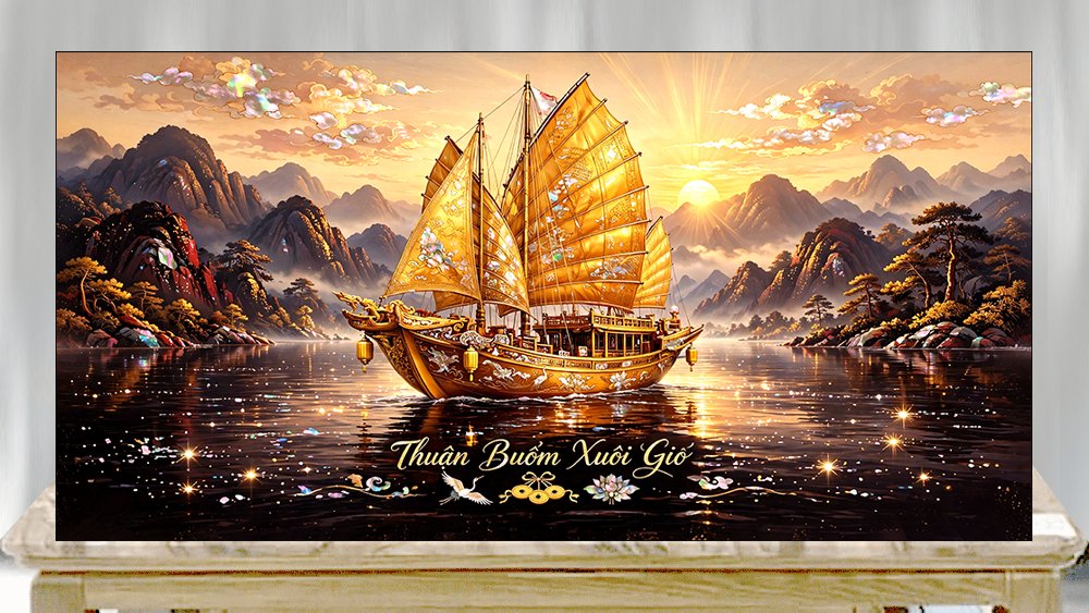 Tranh tặng khai trương tân gia TPHCM - A42
