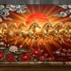 A07- Tranh tặng khai trương tân gia hồng phát tranh sơn mài thủ công