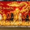 Tranh sơn mài tặng tân gia khai trương mã đáo - A27